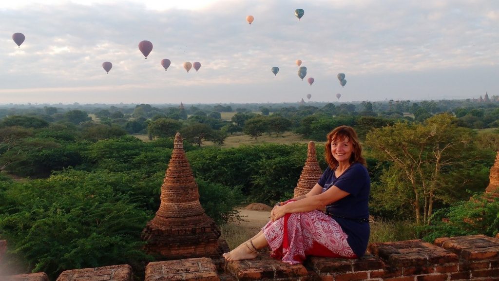 Jane Clements Life Coach sunrise over Bagan
